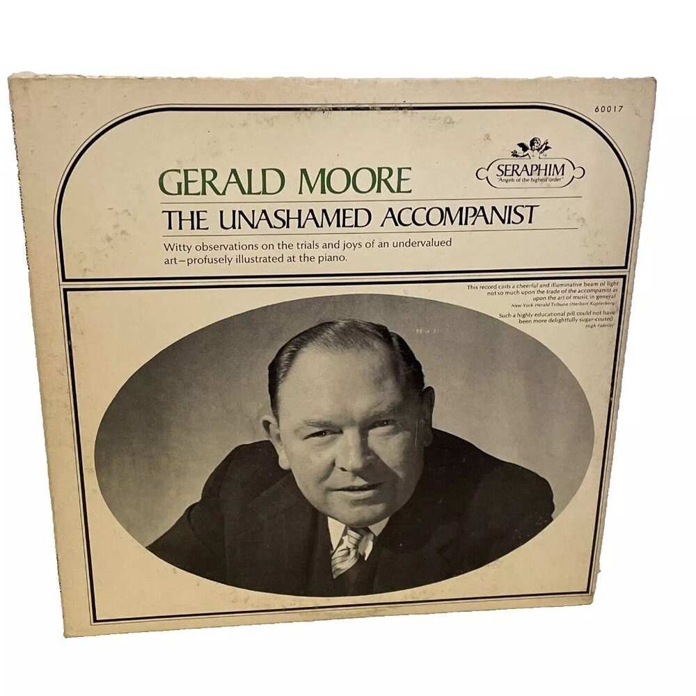 Gerald Moore The Unashamed Accompanist (Vinyl, 1966) Seraphim 60017 Good+ LP